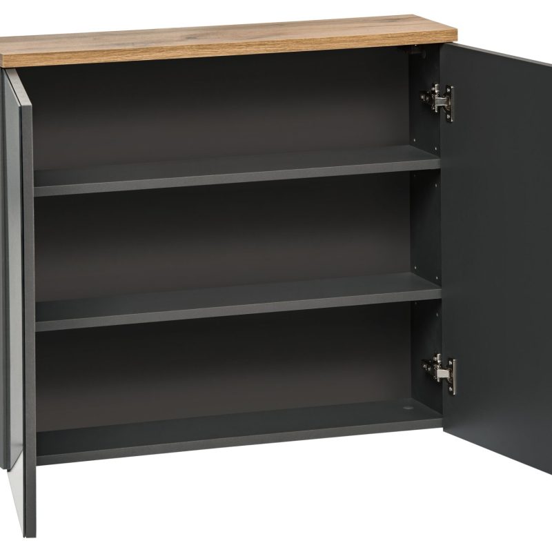 2259737 Szafka z lustrem 80cm 2 drzwi