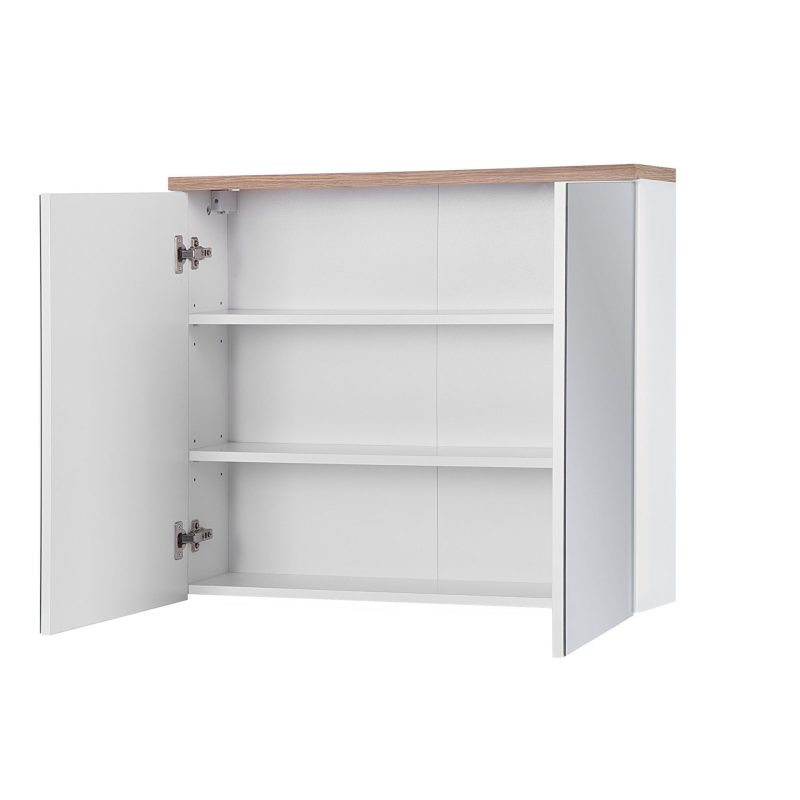 Szafka z lustrem 80cm 2 drzwi