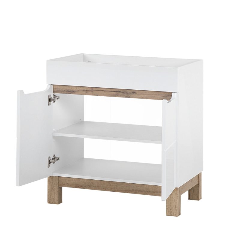 Szafka pod umywalkę 80cm 2 drzwi
