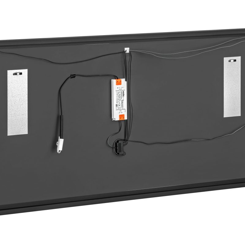 Lustro LED w ramie