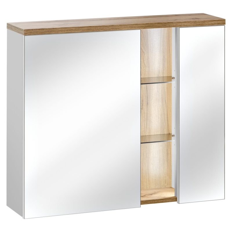 2261872 Szafka z lustrem 80cm 2 drzwi
